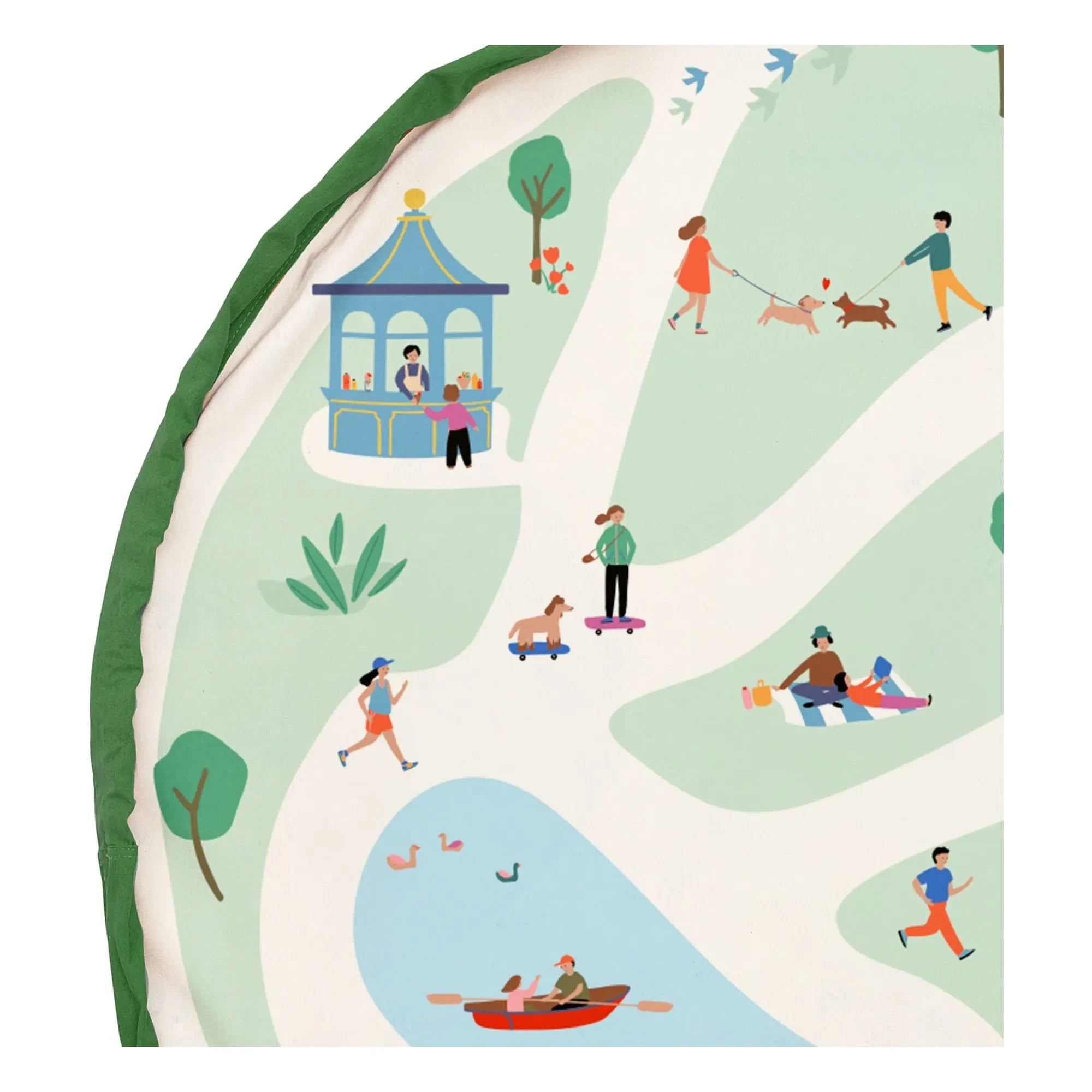 Play and Go - Çanta / Noomad açık hava oyun matı - Park | Yeşil