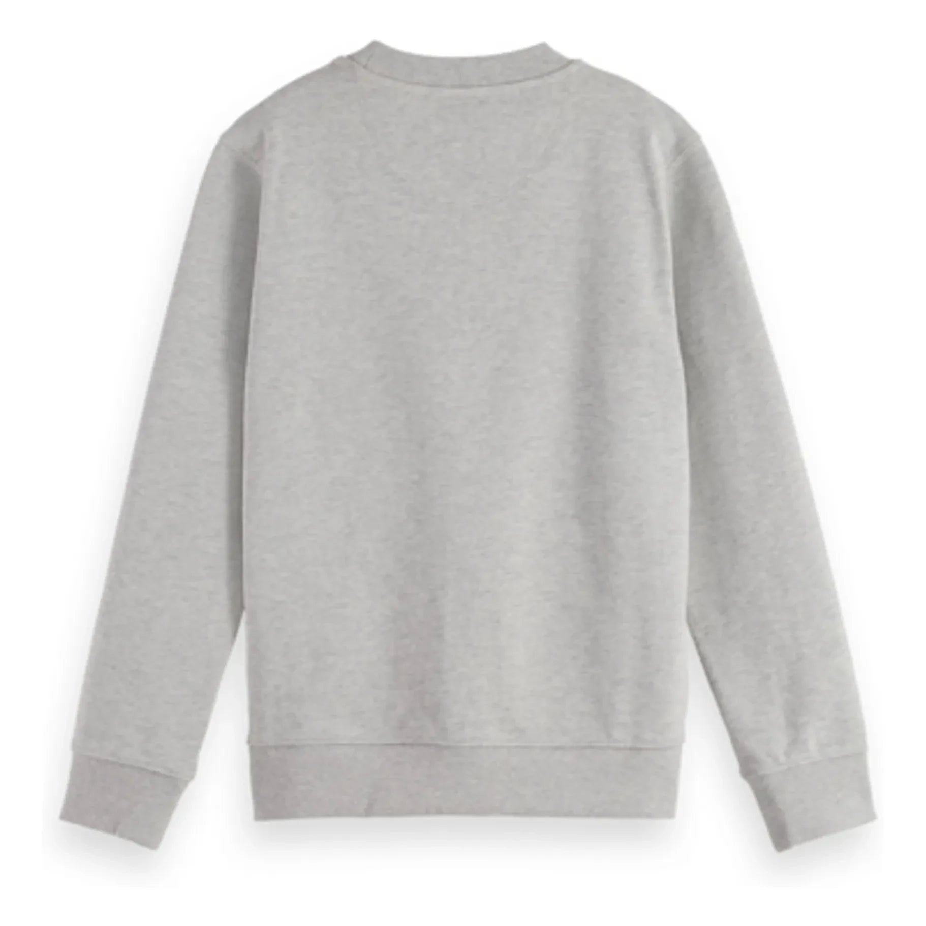 Scotch & Soda - Logo Yamalı Sweatshirt | Gri melanj