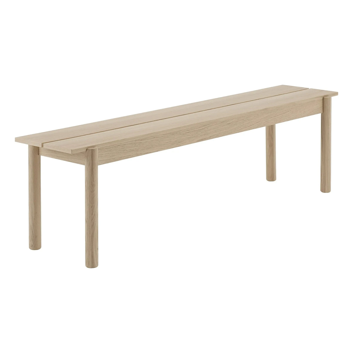 Muuto - Lineer Meşe Bank | Meşe