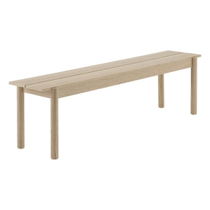 Muuto - Lineer Meşe Bank | Meşe