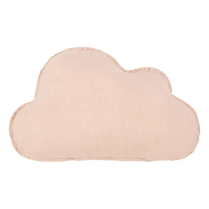 Nobodinoz - Nuage yastık - French Linen | Pudra pembe