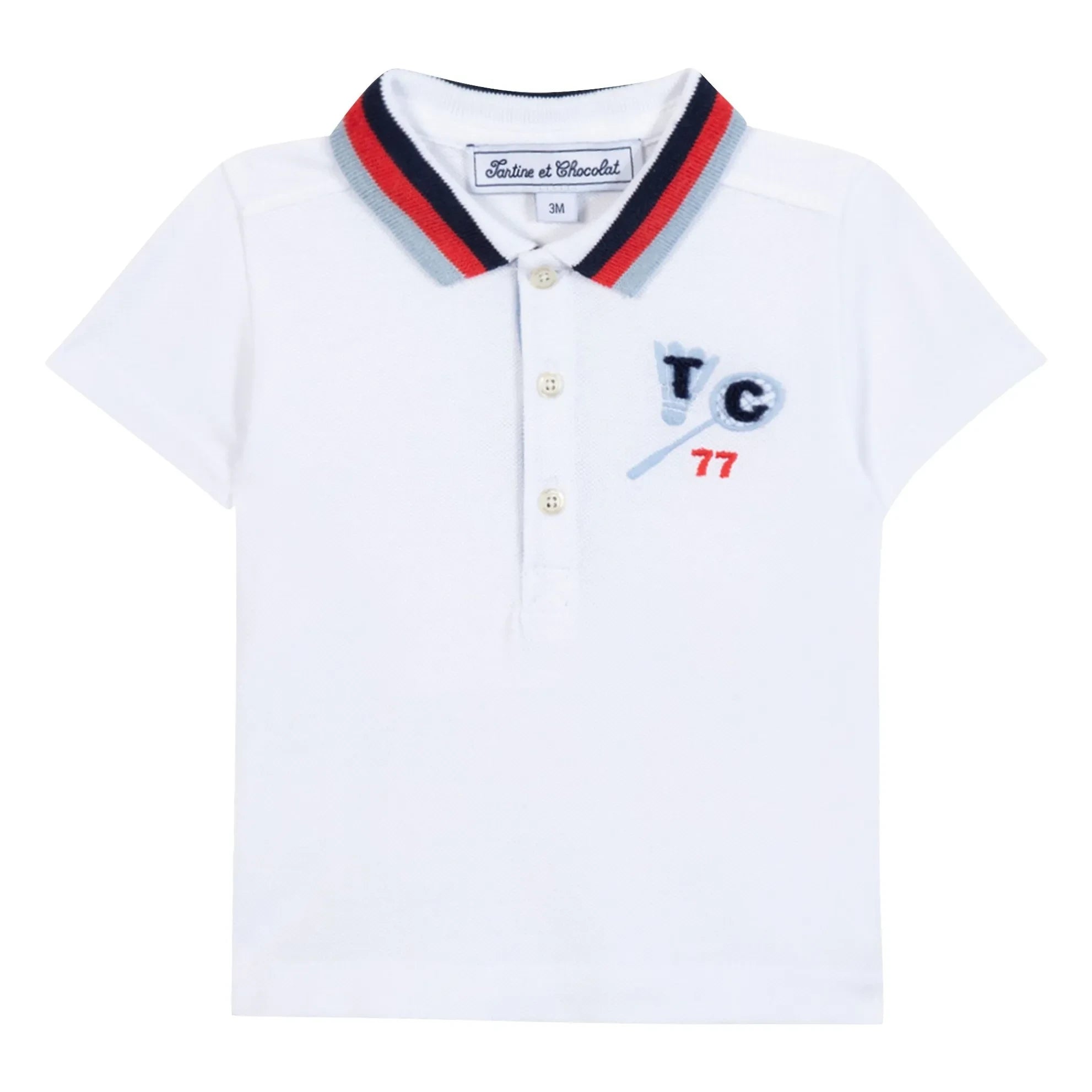 Tartine et Chocolat - Polo Badminton 77 | Beyaz
