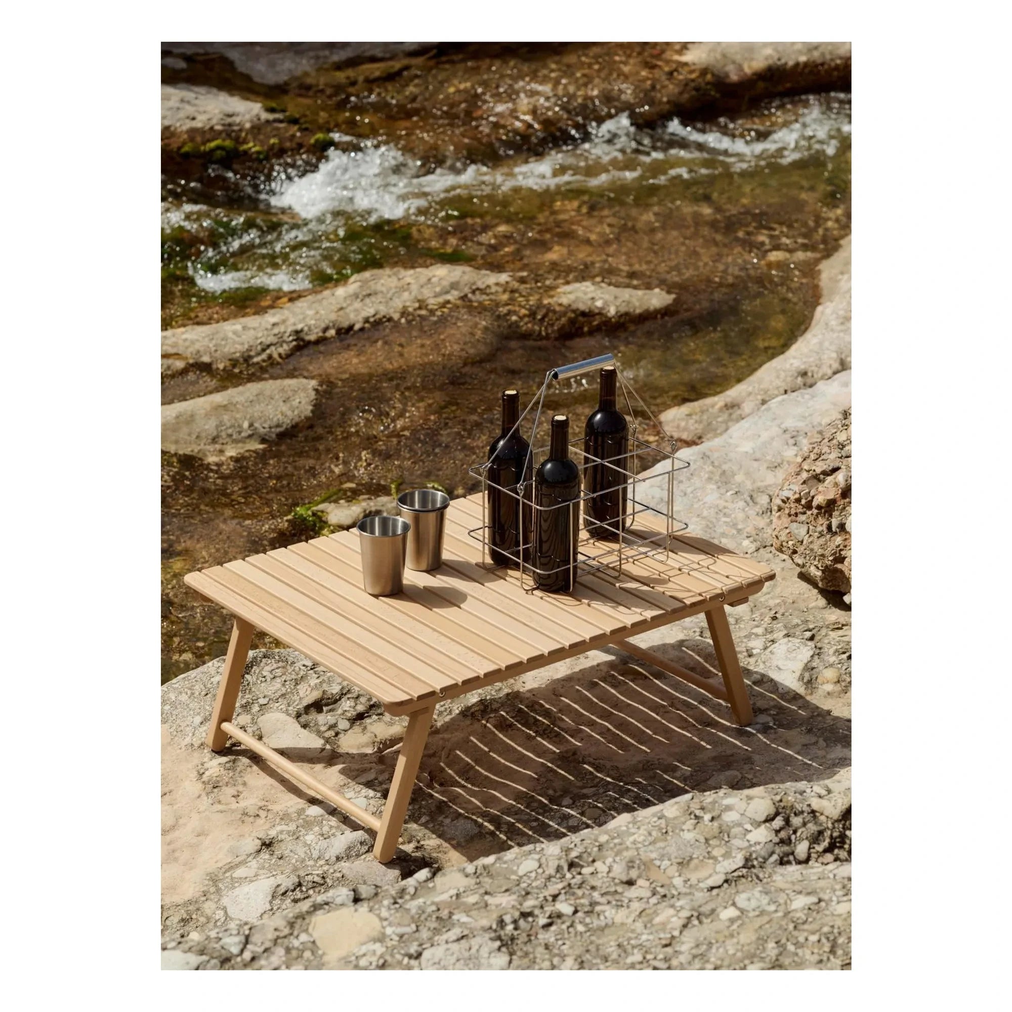 Hay - Outdoor Market çelik bardaklar, Jasper Morrison - 2'li Set | Çelik
