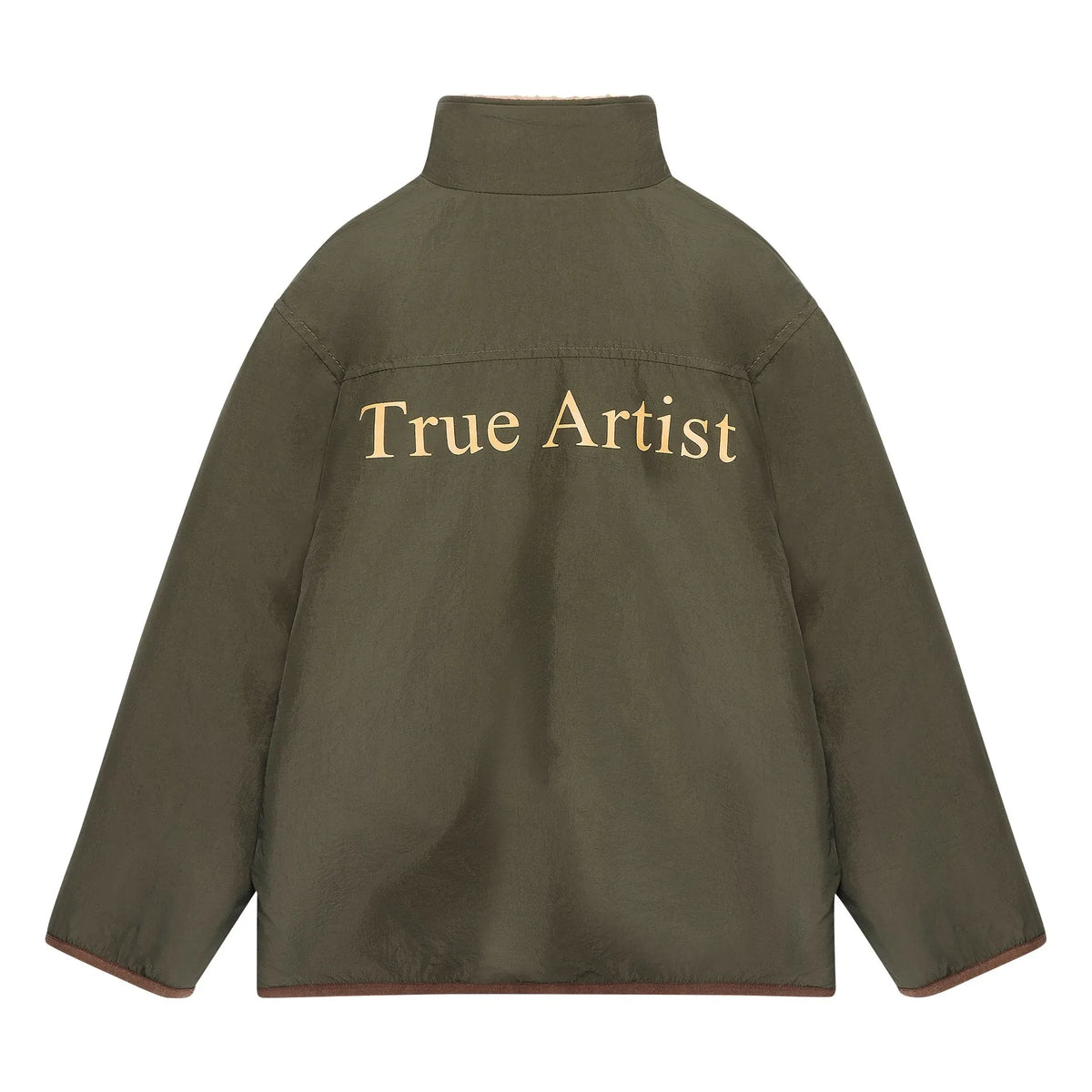 True Artist - N°3 Ters Çevrilebilir Sherpa Ceket | Kahverengi
