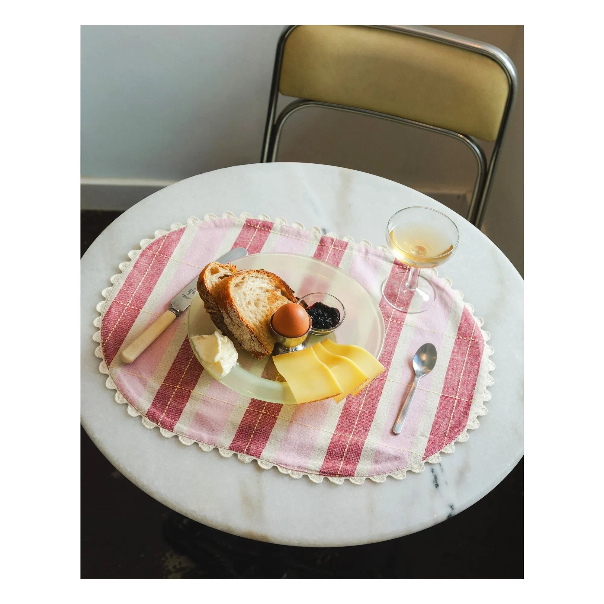 Tarta Gelatina - Organik pamuk Amerikan servisleri - 2’li set | Pembe