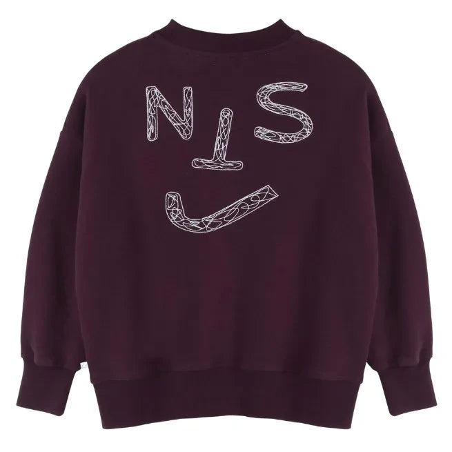 Jenest - JNST organik pamuk sweatshirt | Bordo