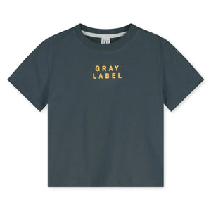 Gray Label - Oversize T-shirt Gray Label Organik Pamuk | Gri mavi