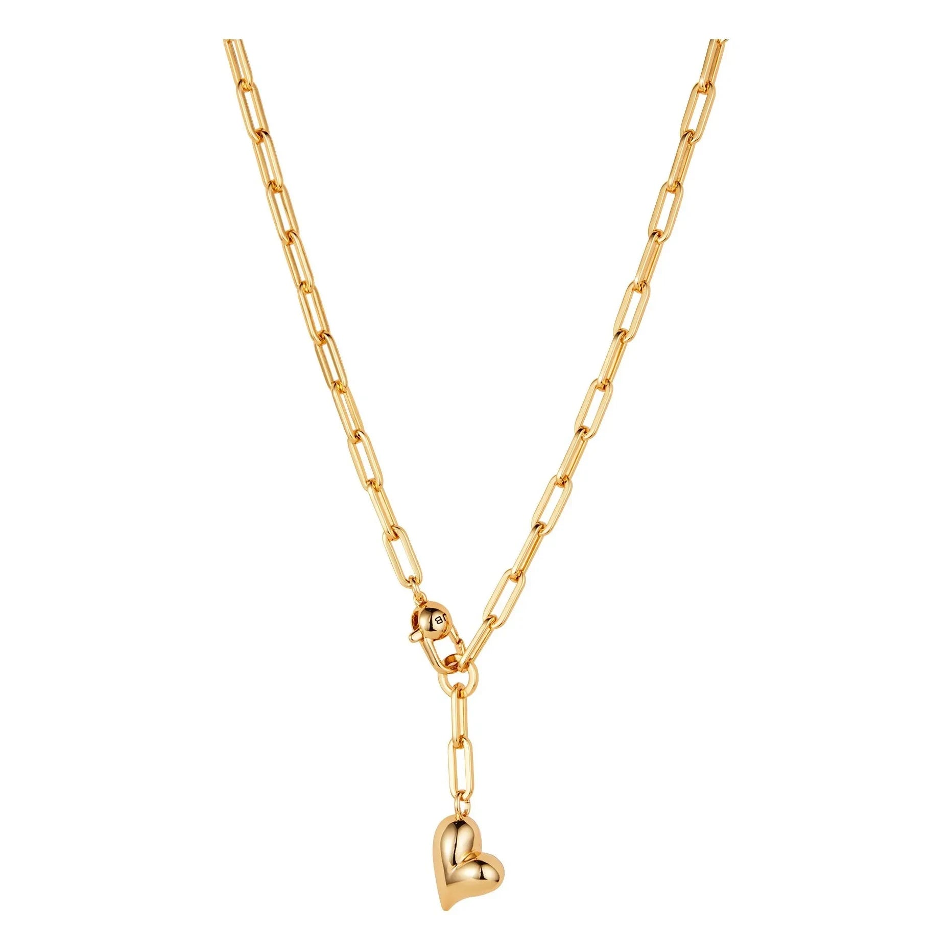 Jenny Bird - Pofuduk Kalp Kolye | Gold