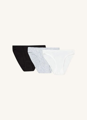 Petit Bateau - 3'lü Basic Külot Seti - Yetişkin Koleksiyonu | Ekru