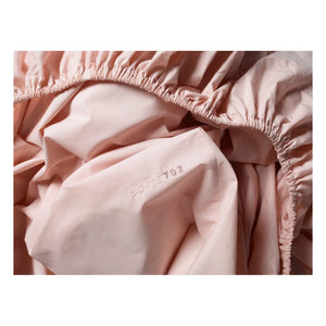 Suite 702 - Organik Percale Lastikli Çarşaf | Blush