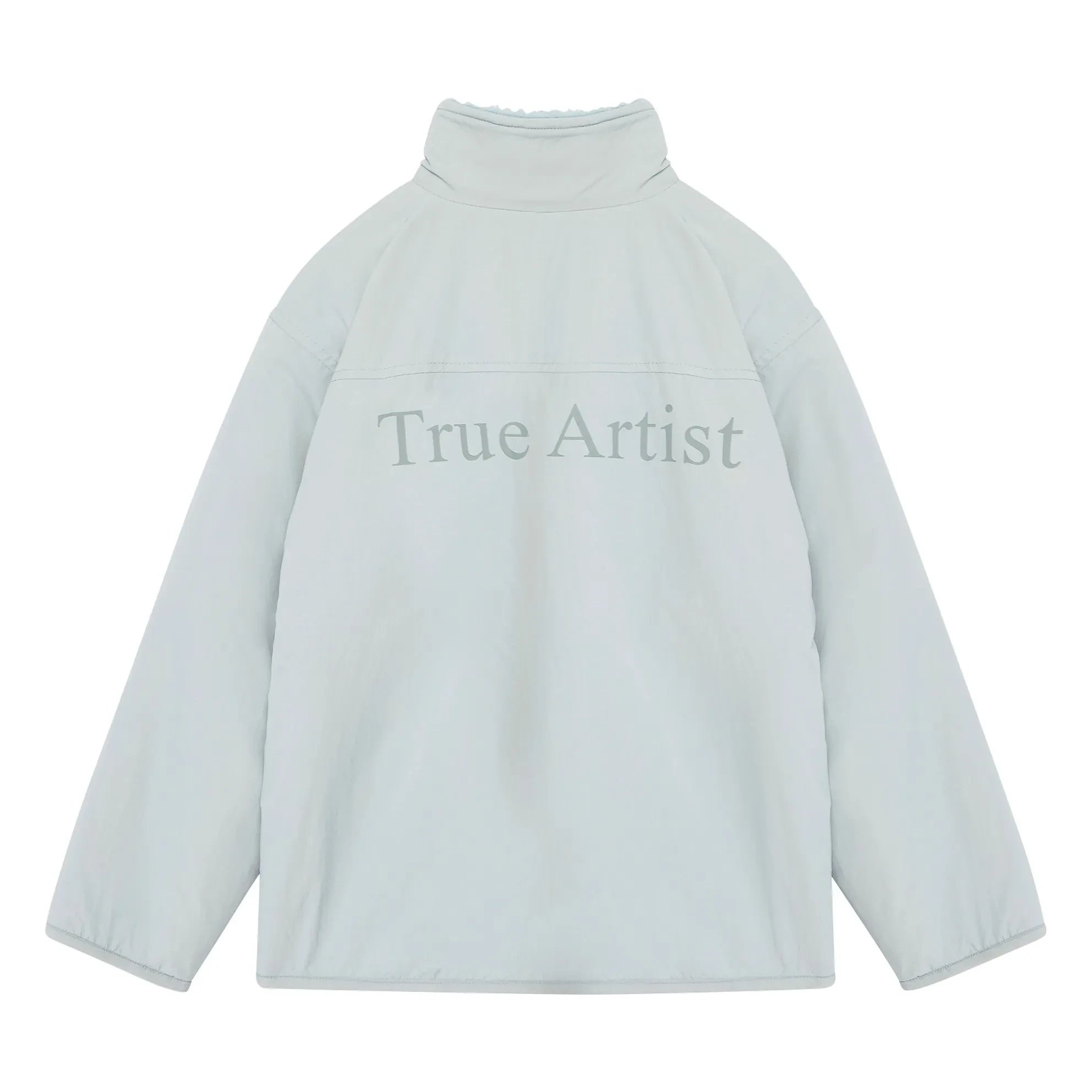 True Artist - N°3 Çift Taraflı Sherpa Ceket | Mavi