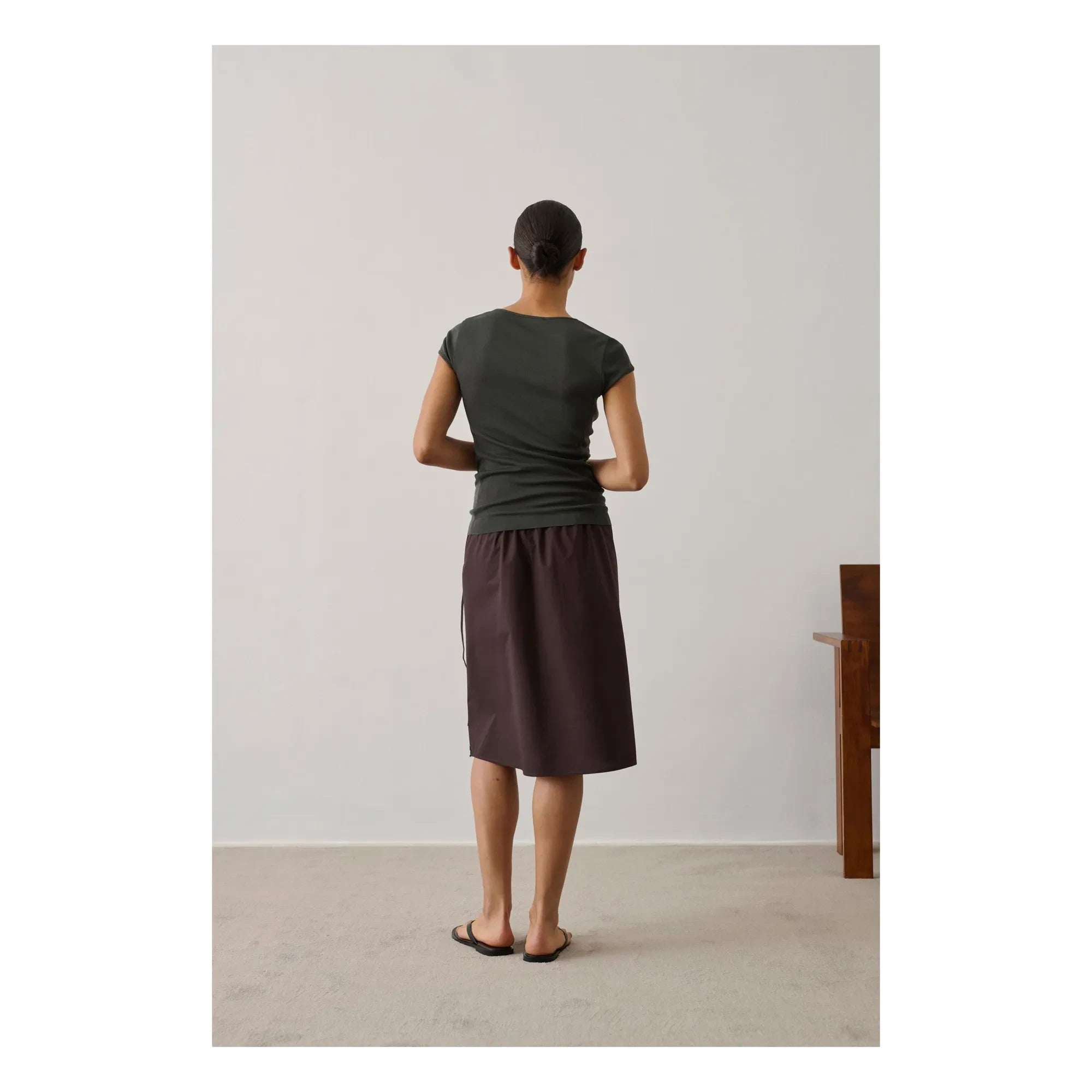 Soeur - Haiku Deri Sandalet | Siyah