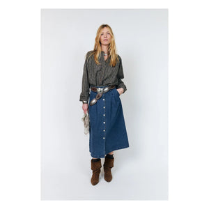 Lollys Laundry - Lennon Denim Pamuk Etek | Mavi