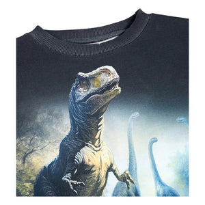 Molo - Mattis Dinosaurs Organik Pamuklu Kazak | Siyah