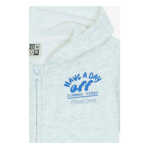 Bonton - Lu Dayoff Benekli Kapüşonlu Sweatshirt | Gri