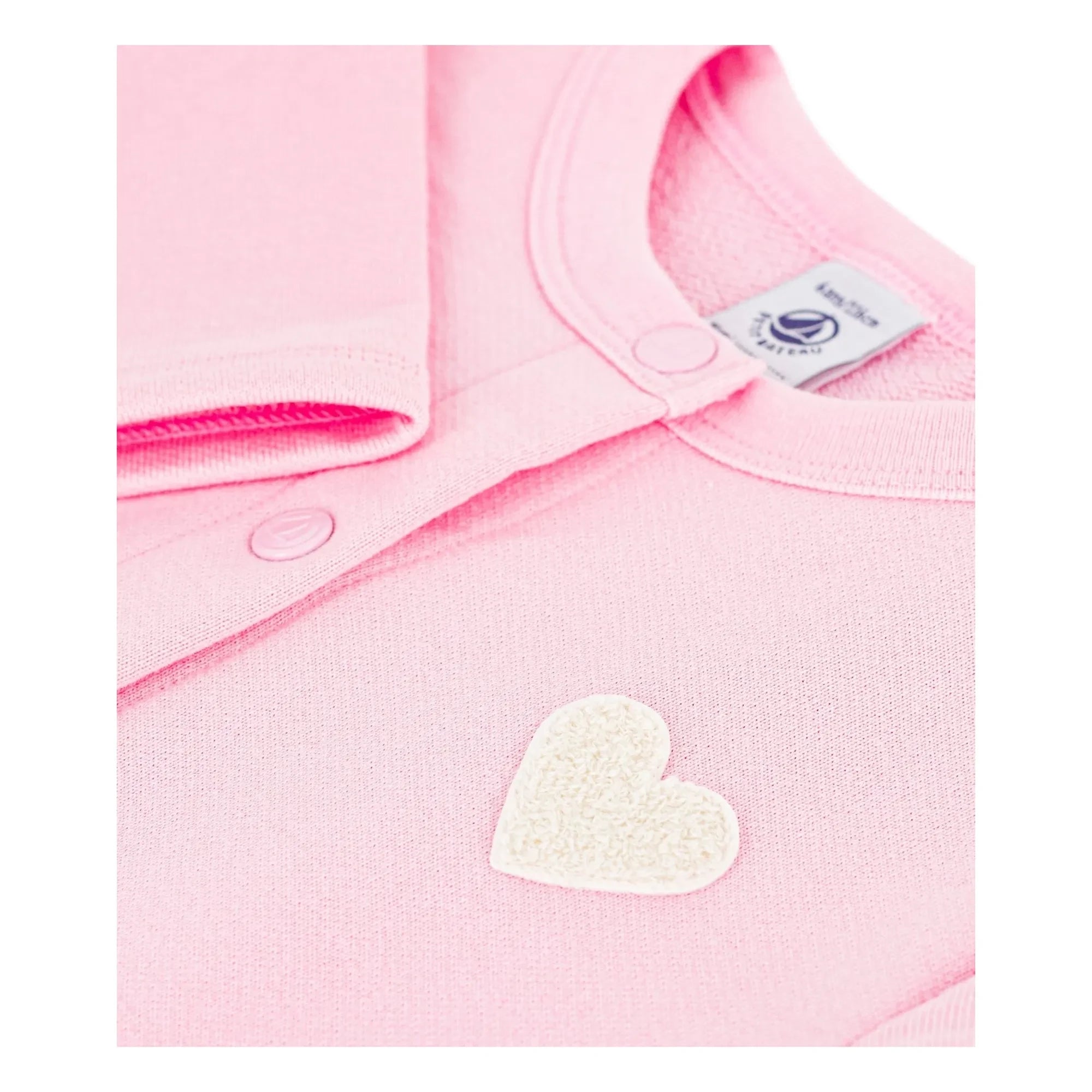 Petit Bateau - Uni Molleton Ceket | Pembe