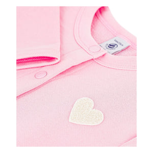 Petit Bateau - Uni Molleton Ceket | Pembe