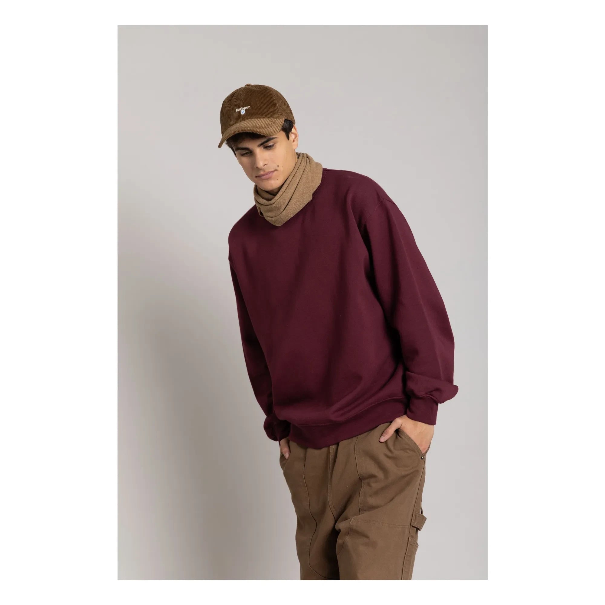 Smallable Man - Organik pamuklu sweatshirt | Aubergine