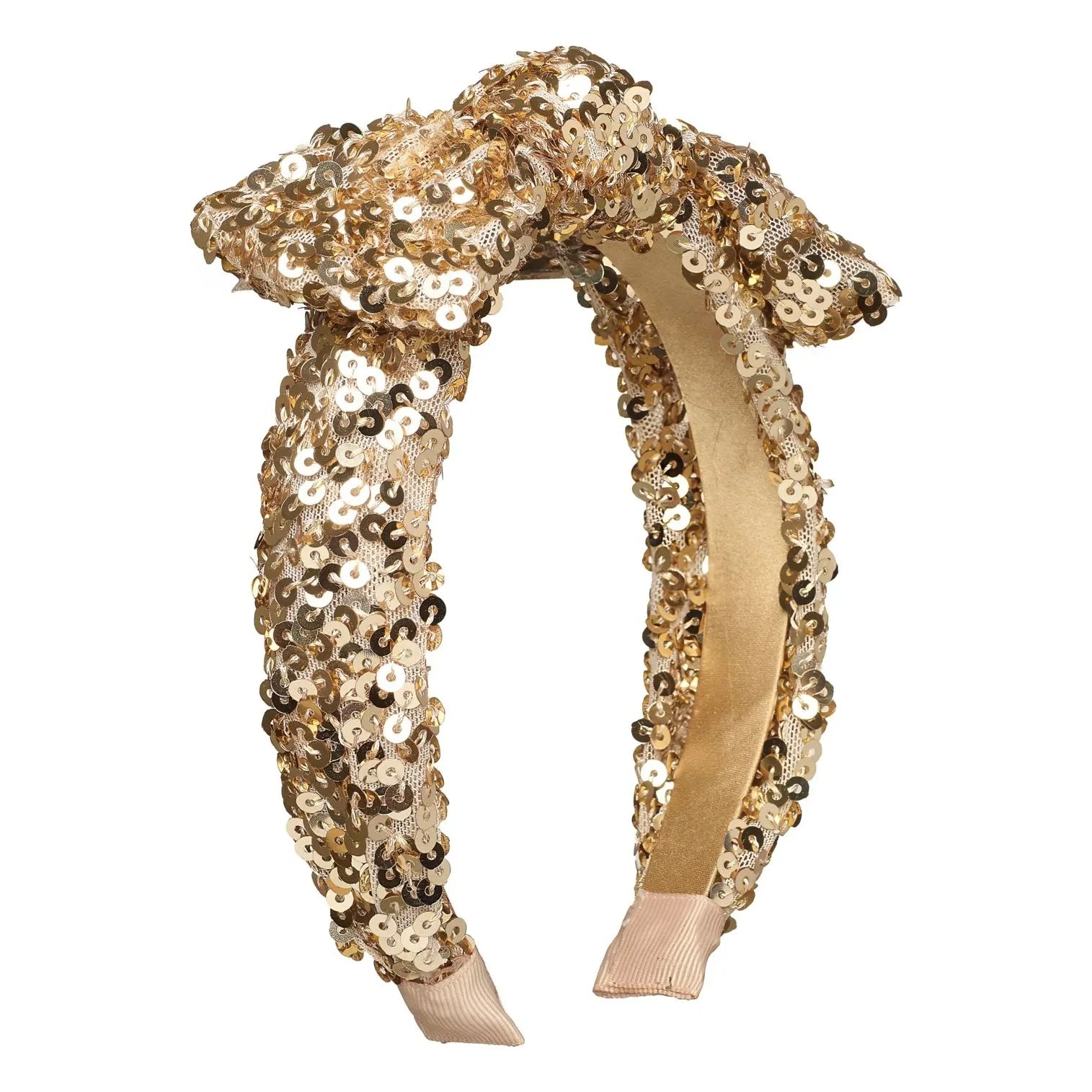Rockahula Kids - Payetli fiyonk saç bandı | Altın