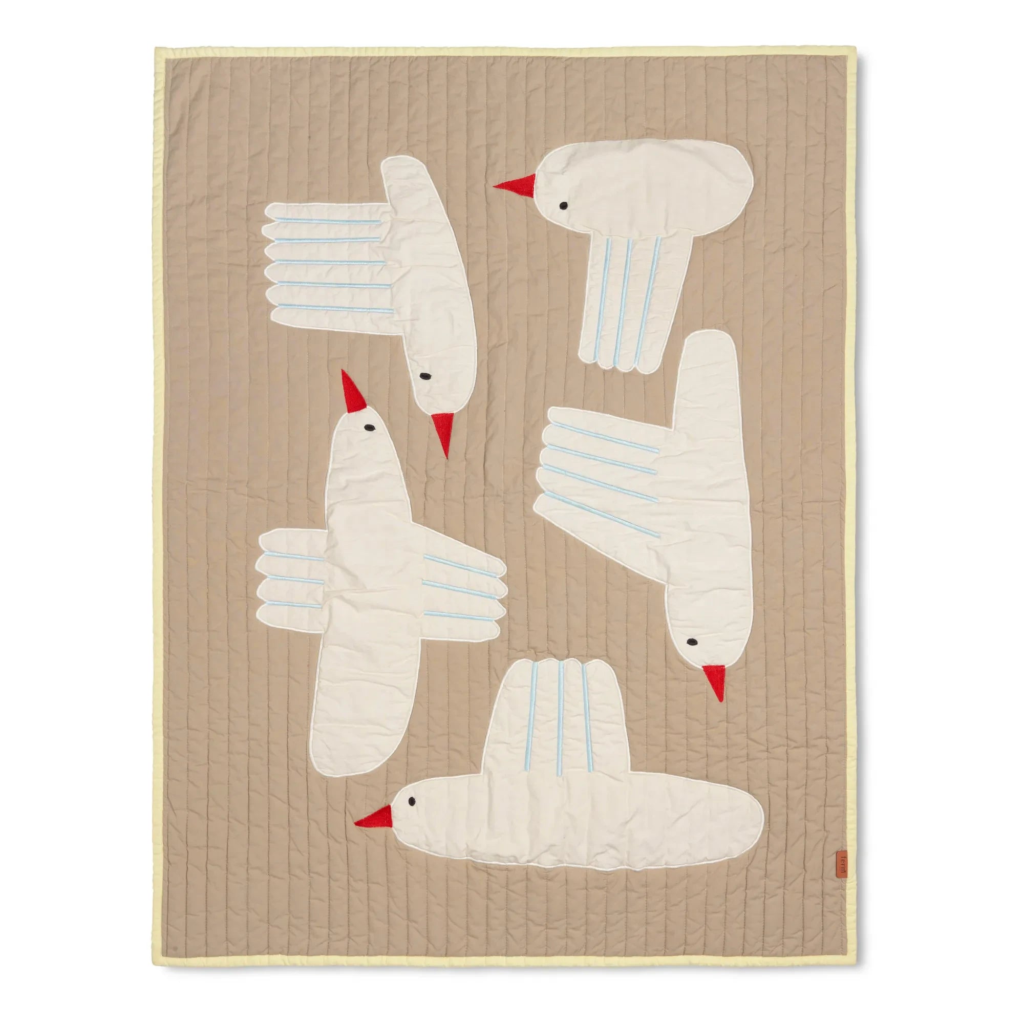 Ferm Living Kids - Bird بطانية قطنية