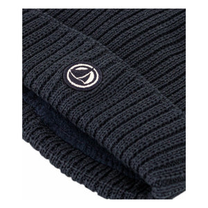 Petit Bateau - Logo örgü şapka | Gece mavisi