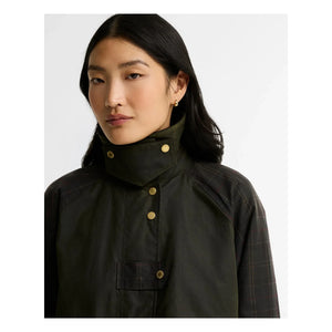 Barbour - Kirklees Kareli Pamuk Ceket | Koyu haki