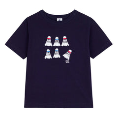 Petit Bateau - Badminton Organik Pamuklu Bol Tişört | Lacivert