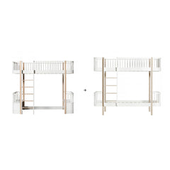 Oliver Furniture - Ranza Dönüştürme Kiti, Beyaz/Kayın