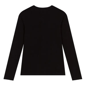 Petit Bateau - L'Iconique organik pamuklu Tişört | Siyah