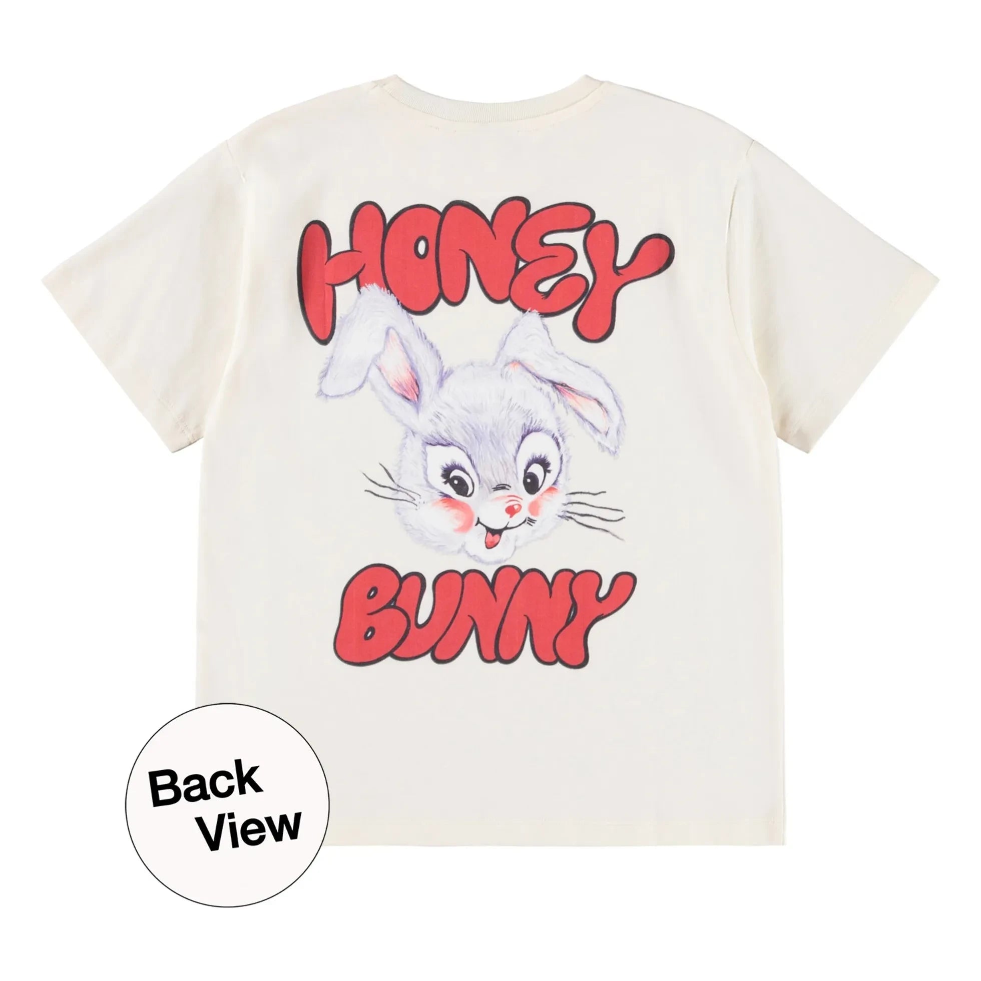 Molo - Riley Honey Bunny Organik pamuklu Tişört | Bej