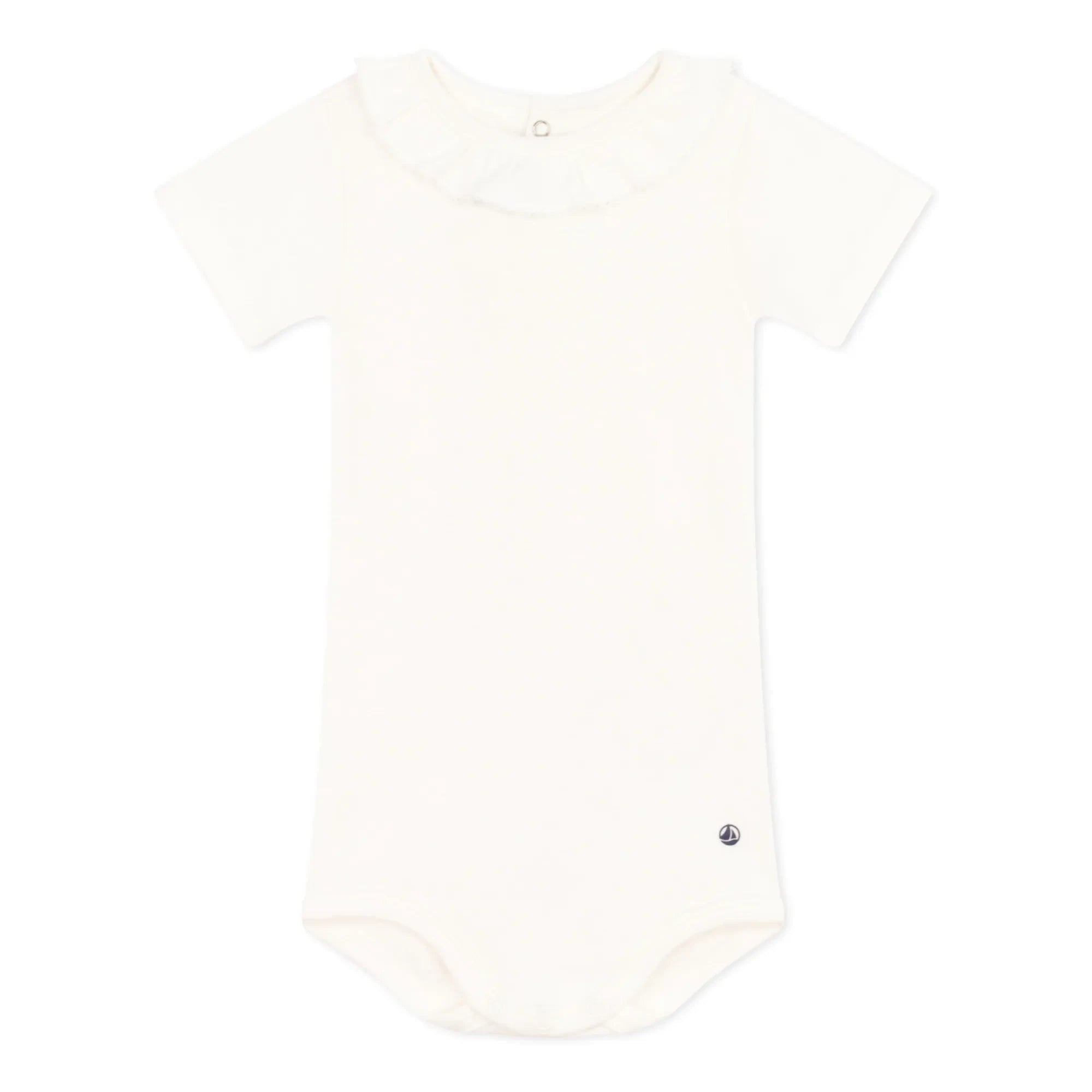 Petit Bateau - Body Maggie Volants | Ecru