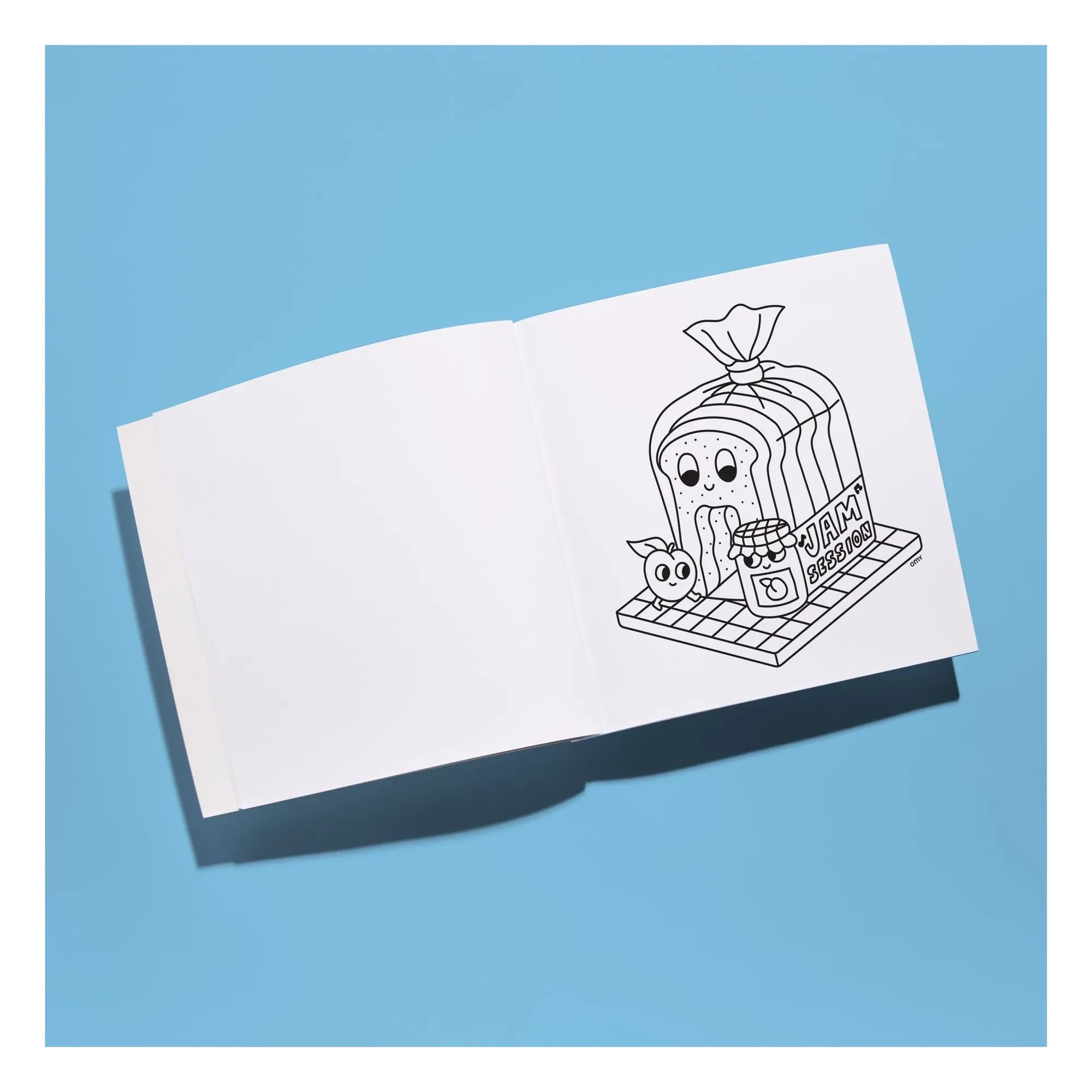 Omy - Süpermarket boyama kitabı