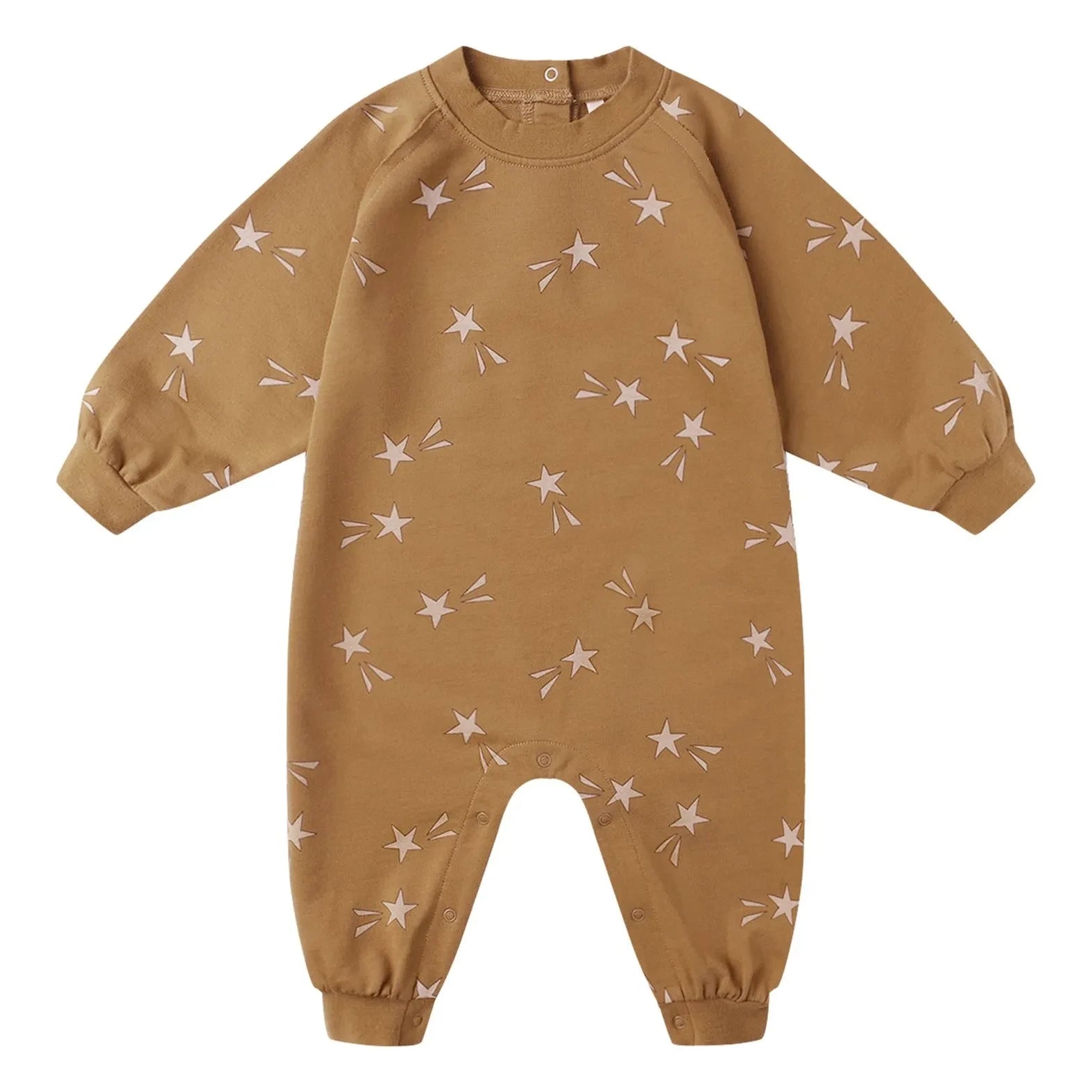 Rylee + Cru - Altın Yıldızlar Raglan tulum | Hardal
