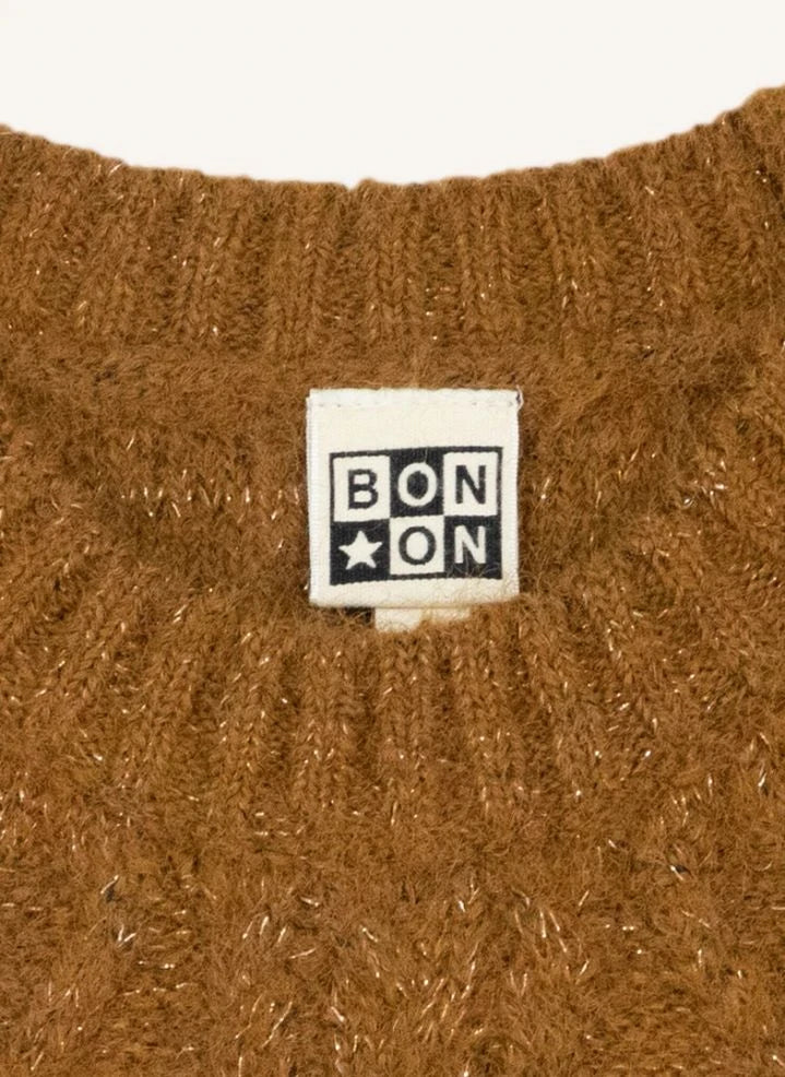 Bonton - Lucia كنزة بدون أكمام | بني