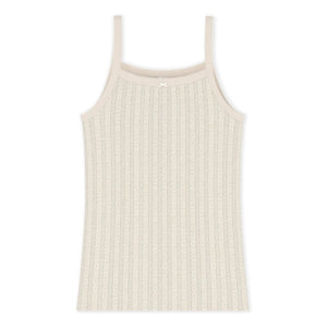 Petit Bateau - Ajurlu atlet | Ecru