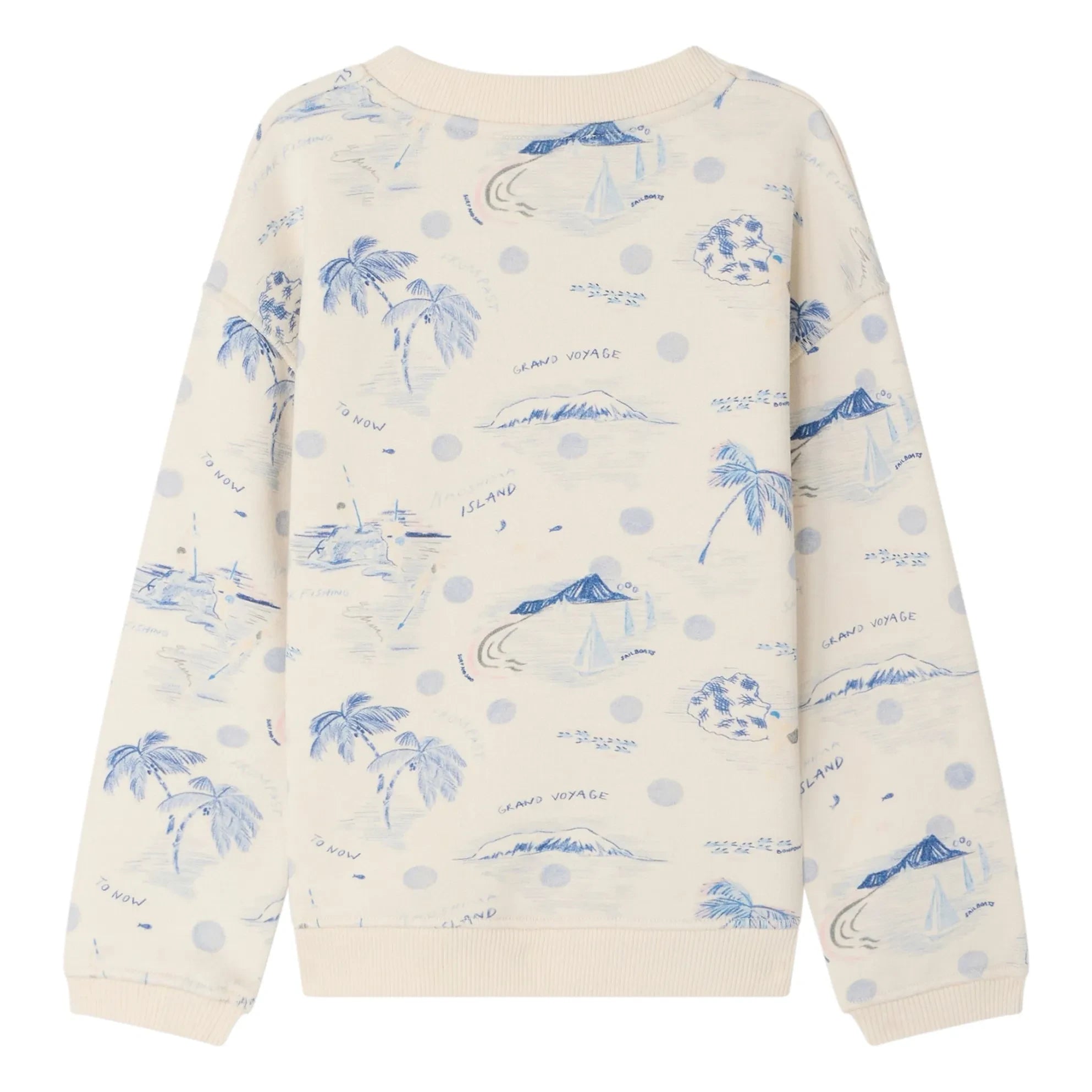 Bonpoint - Tonino Ile organik pamuk sweatshirt | Ekru