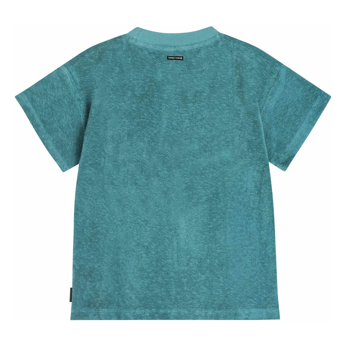 Tumble N'Dry - Morea Oversize Organik Pamuklu Havlu Tişört | Peacock Blue