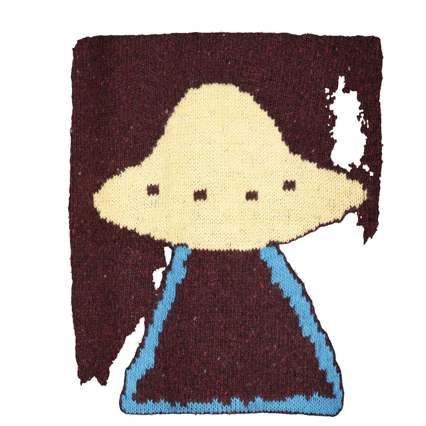 Bobo Choses - Pixel Wool Jakarlı Kazak | Bordo