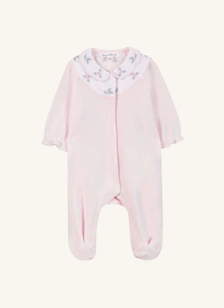 Tartine et Chocolat - Claudine Yakalı Pijama | Açık Pembe