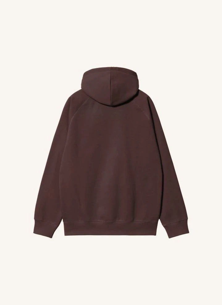 Carhartt WIP - سويت شيرت تشيس بغطاء للرأس | بني داكن