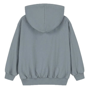 Gray Label - Organik pamuk fermuarlı sweatshirt | Gri