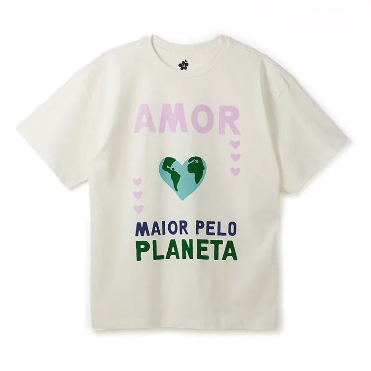 Fabula - Amor Maior Tişört | Beyaz