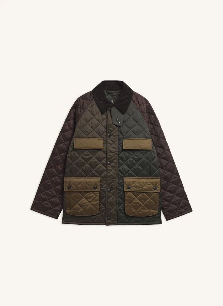 Barbour - Bedale SugarLump Kapitone Ceket | Haki