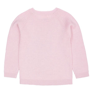 Copenhagen Colors - Merinos Yünlü Fitilli Kazak | Pembe