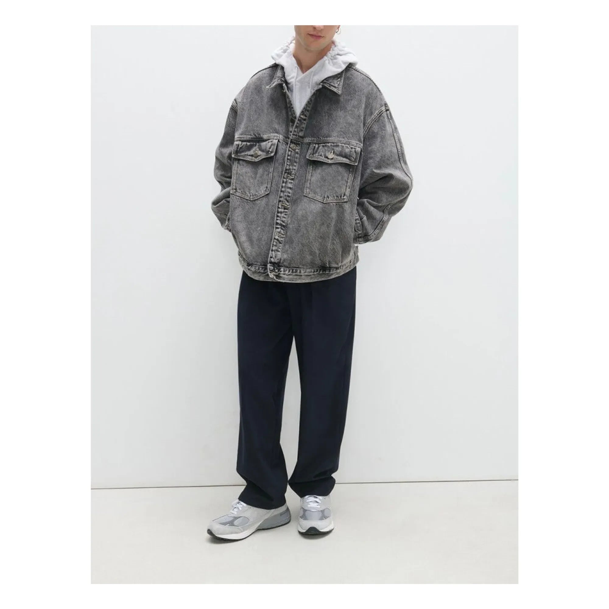American Vintage - YopDay-B Pamuk ceketler | Koyu heather gri