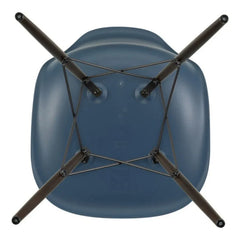 Vitra - DSW plastik sandalye - akçaağaç taban - Charles & Ray Eames | Deniz mavisi