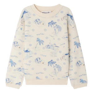 Bonpoint - Tonino Ile organik pamuk sweatshirt | Ekru