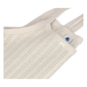 Petit Bateau - Ajurlu atlet | Ecru