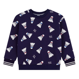 Petit Bateau - Badminton polar sweatshirt | Gece mavisi