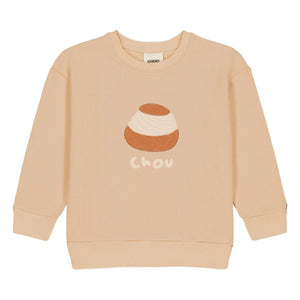 Studio Bohème - Bart Chou organik pamuk sweatshirt | Bej